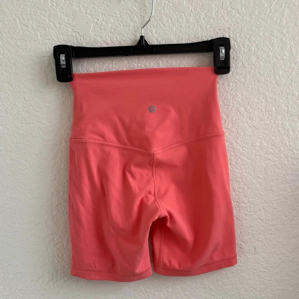 Lululemon Align High Rise Short Size‎ 2 Desert Red Pink